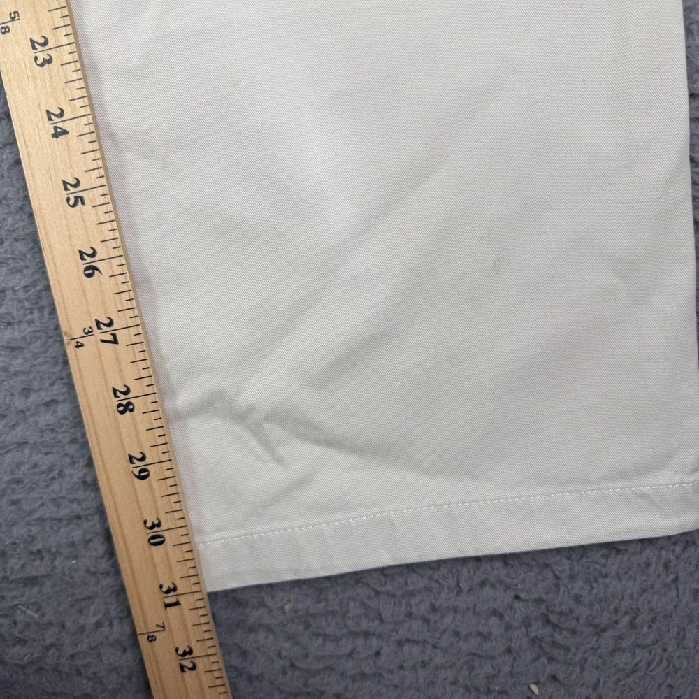 Buck Mason Cotton Twill El Camino Pants Mens 29x31 Pearl Snap White Beige Chino
